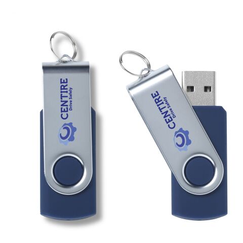 4GB Usb Twister Blue | Without Branding