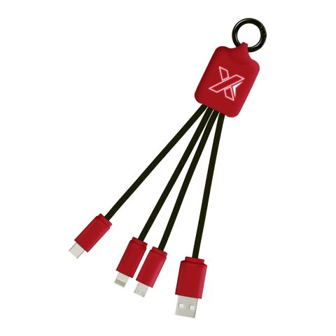 SCX.design C15 quatro light-up cable Standard | Mid red-Solid black | No Branding | not available | not available