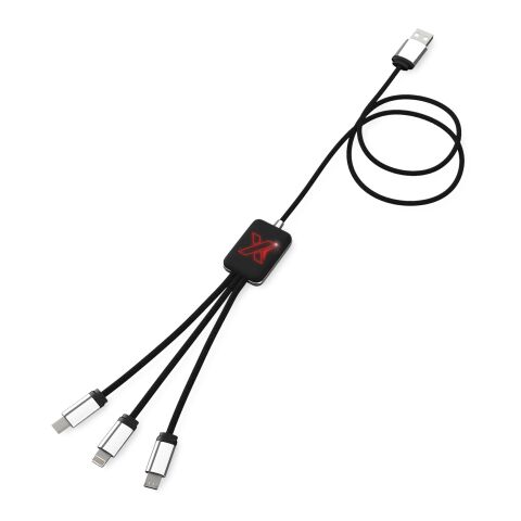 SCX.design C17 easy to use light-up cable Standard | Red-Solid black | No Branding | not available | not available