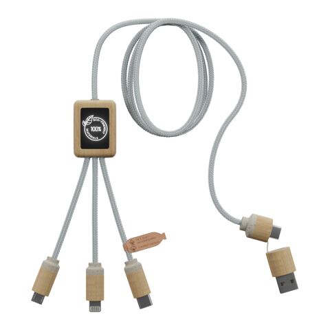 SCX.design C49 5-in-1 charging cableeco Standard | Light brown | No Branding | not available | not available