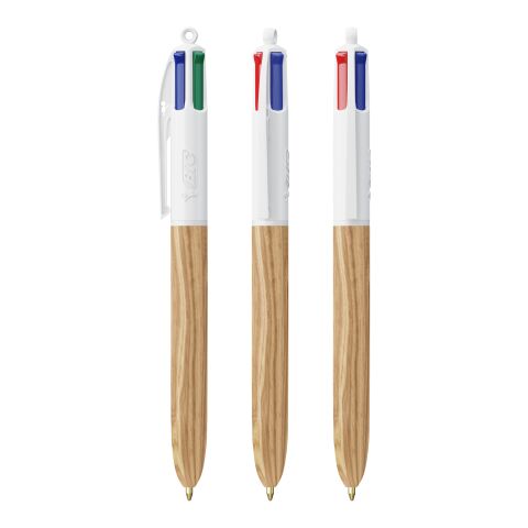 BIC® 4 Colours Wood Style with Lanyard