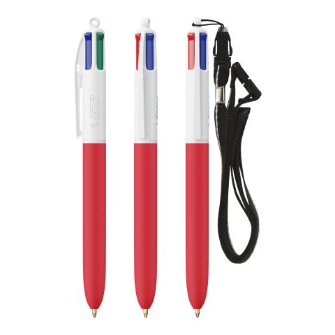 BIC® 4 Colours Soft with Lanyard