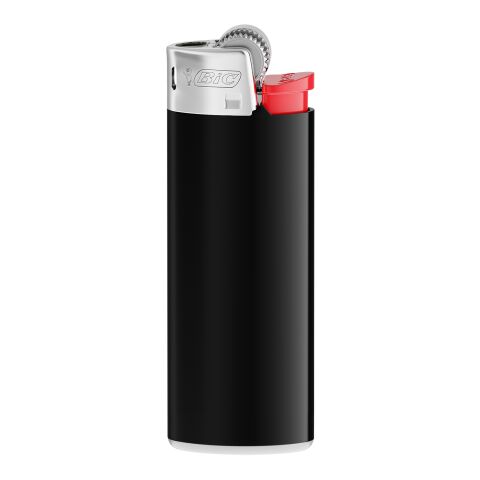 BIC J25 standard lighter Black-White-clear red-chrome | No Branding | not available | not available