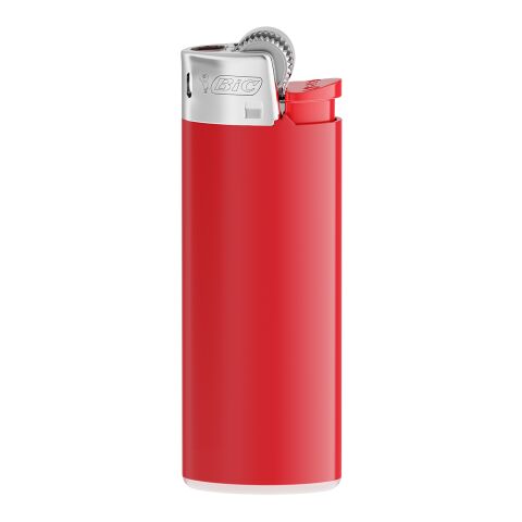 BIC J25 standard lighter clear red-White-clear red-chrome | No Branding | not available | not available