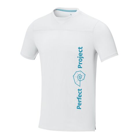 Borax short sleeve men&#039;s GRS recycled cool fit t-shirt Standard | White | L | No Branding | not available | not available