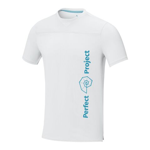 Borax short sleeve men&#039;s GRS recycled cool fit t-shirt Standard | White | L | No Branding | not available | not available | not available