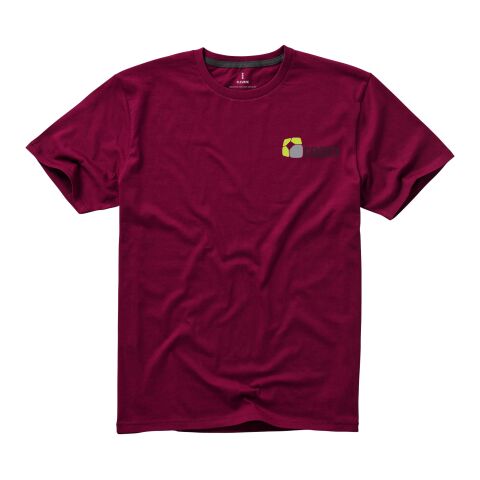 Nanaimo short sleeve men&#039;s t-shirt Standard | Burgundy | XL | No Branding | not available | not available | not available