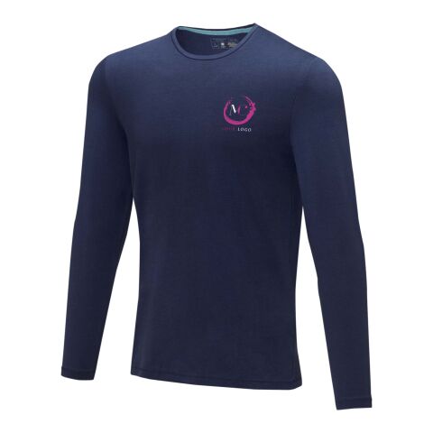 Ponoka long sleeve men's organic t-shirt