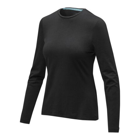 Ponoka long sleeve women&#039;s GOTS organic t-shirt Standard | Black | XL | No Branding | not available | not available | not available