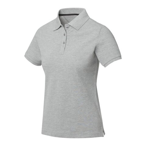 Calgary short sleeve women&#039;s polo Grey melange | XXL | No Branding | not available | not available | not available