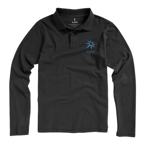 Oakville long sleeve men's polo