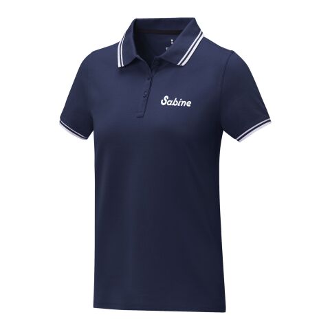 Amarago short sleeve women&#039;s tipping polo Standard | Deep blue | 2XL | No Branding | not available | not available | not available