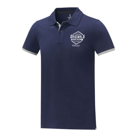 Morgan short sleeve men&#039;s duotone polo Standard | Navy | 3XL | No Branding | not available | not available | not available
