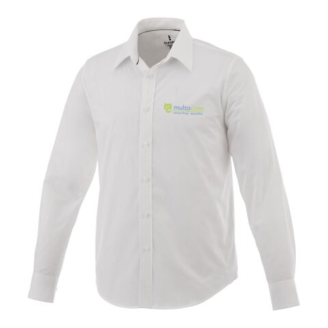Hamell long sleeve men&#039;s stretch shirt Standard | White | 2XL | No Branding | not available | not available | not available
