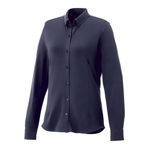 Bigelow long sleeve women&#039;s pique shirt Standard | Navy | L | No Branding | not available | not available | not available