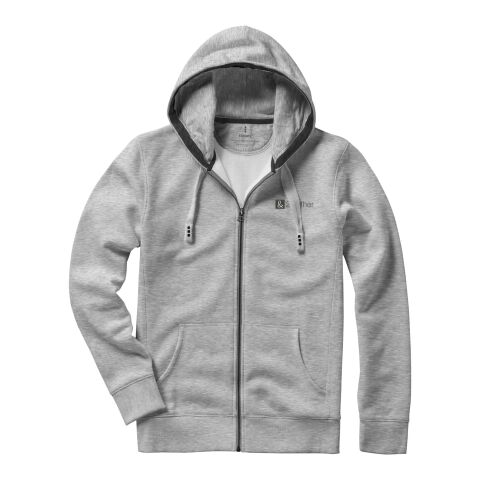 Arora Grey Full Zip Hoodie Standard | Grey melange | XS | Without Branding | not available | not available | not available