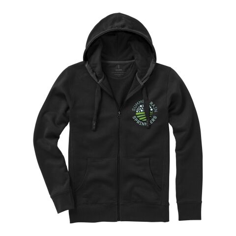 Arora Hooded Full Zip Sweater  Standard | Solid black | XS | No Branding | not available | not available | not available