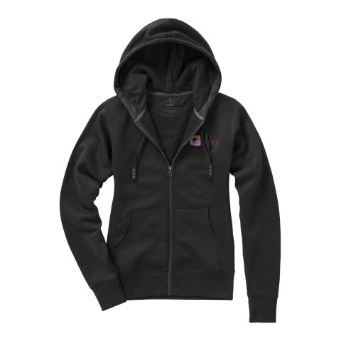 Arora Hooded Full Zip Ladies Sweater Standard | Black | XS | Without Branding | not available | not available | not available