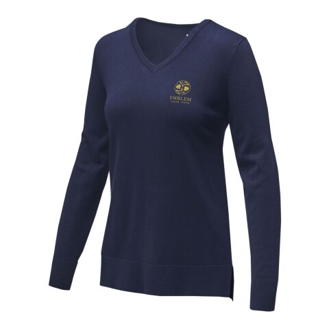 Stanton women&#039;s v-neck pullover Deep blue | XS | No Branding | not available | not available | not available