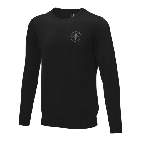 Merrit men&#039;s crewneck pullover Solid black | XS | No Branding | not available | not available | not available