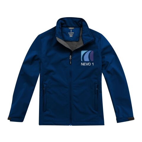 Maxson men&#039;s softshell jacket Standard | Deep blue | 2XL | No Branding | not available | not available | not available