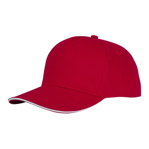 Ceto 5 panel sandwich cap Standard | Red | No Branding | not available | not available