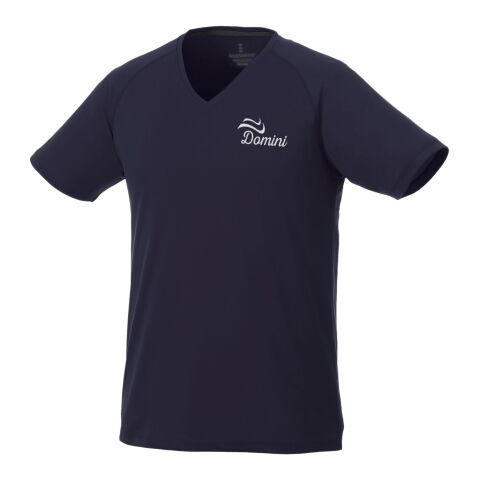 Amery short sleeve men&#039;s cool fit v-neck t-shirt Standard | Navy | 2XL | No Branding | not available | not available | not available