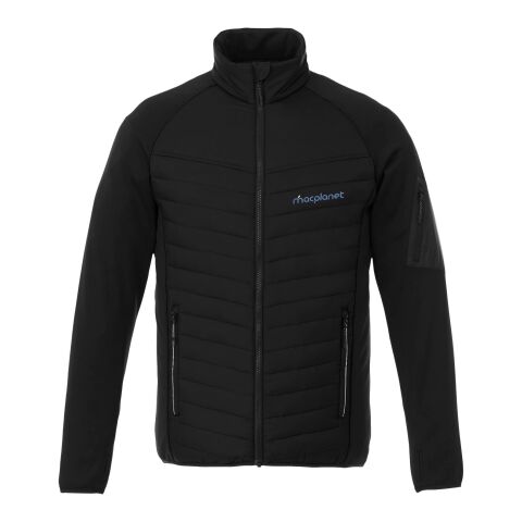 Banff men&#039;s hybrid insulated jacket Standard | Solid black | XL | No Branding | not available | not available | not available