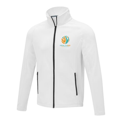 Zelus men&#039;s fleece jacket Standard | White | XL | No Branding | not available | not available