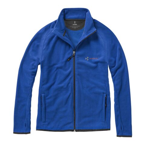 Brossard men&#039;s full zip fleece jacket Standard | Blue | S | No Branding | not available | not available