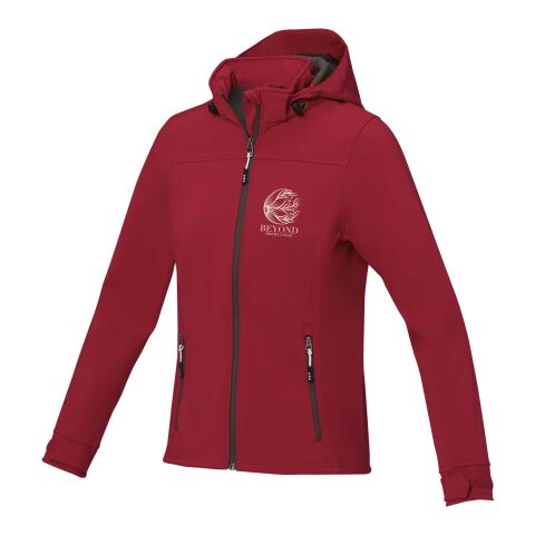 Langley women's GRS recycled softshell jacket Red | 2XL