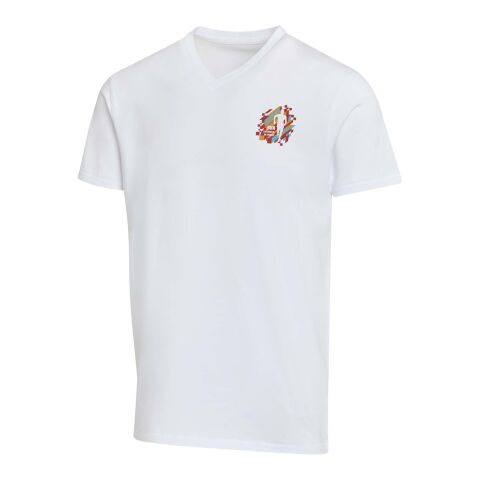 Balfour 200 g/m² short sleeve v-neck unisex OCS organic t-shirt Standard | White | XL | No Branding | not available | not available | not available