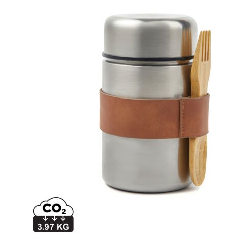 VINGA Miles food thermos silver | No Branding | not available | not available