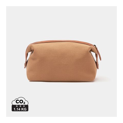 VINGA Sloane RPET washbag brown | No Branding | not available | not available