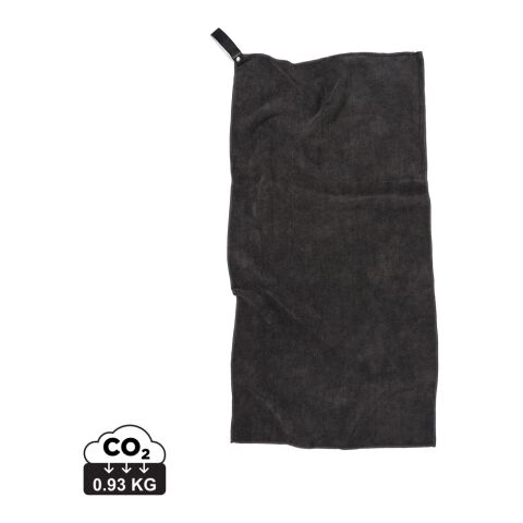 VINGA RPET active dry towel 40x80 grey | No Branding | not available | not available | not available