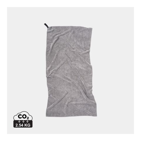 VINGA GRS RPET active dry towel 140 x 70cm grey | No Branding | not available | not available | not available