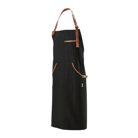 Goya Apron rCotton 300gsm and rPU details Solid black | No Branding | not available | not available | not available
