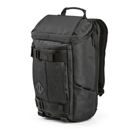 Paso Backpack 20L in rPET. Bottom loops. Fits 17&quot; Laptop Solid black | No Branding | not available | not available | not available