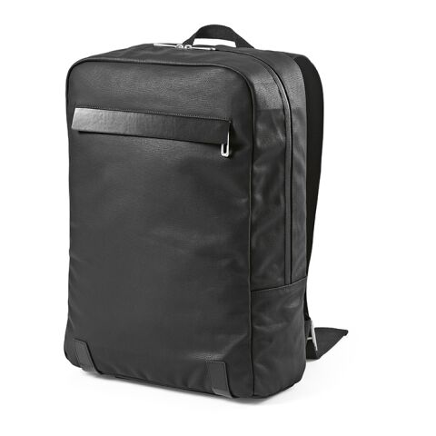 Vienna Backpack 23L rCotton 340gsm and rPU. Fits 17&quot; Laptop Black | No Branding | not available | not available | not available