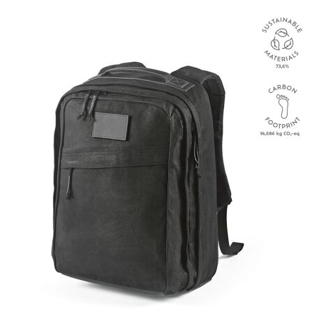 Cape Town Backpack 27L Recycled Cotton 230 gsm  Black | Without Branding