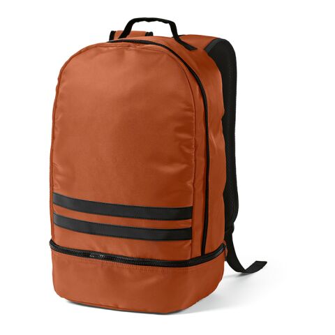 Buenos Aires Backpack 25L rPET. Reflective front strips Brown | No Branding | not available | not available | not available