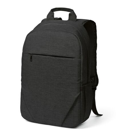 Vilnius Backpack 18L rPET. Front pocket. Fits 17&quot; Laptop Solid black | No Branding | not available | not available | not available