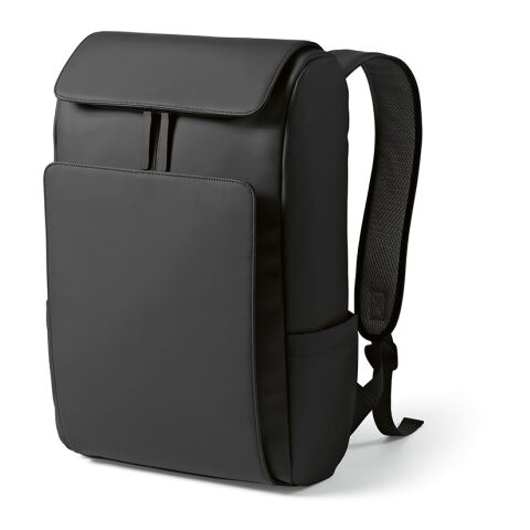 Lisbon Backpack 20L rPU.  Fits 15.6&quot; laptop Solid black | No Branding | not available | not available | not available