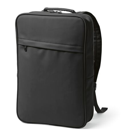 Amsterdam Backpack 16L rPU and rPET. Fits 17&quot; laptop Solid black | No Branding | not available | not available | not available
