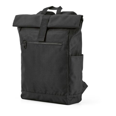 Rome backpack 12L rPET. Roll-top and velcro closure