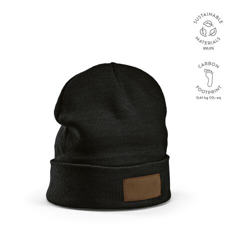 Tupac Beanie Recycled Cotton Black | Without Branding