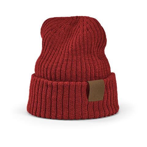 Cobain Beanie rPET and Wool. Customisable Patch Burgundy | No Branding | not available | not available | not available