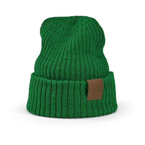 Cobain Beanie rPET and Wool. Customisable Patch