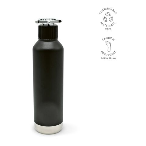 Spiglo Bottle Recycled Stainless Steel 780 ml  Black | Without Branding