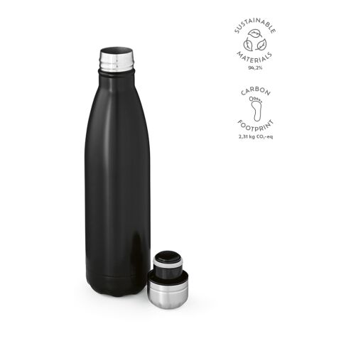 Mississippi 1100 Bottle Recycled Stainless Steel 1100 ml  Black | Without Branding